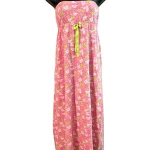 VTG Lilly Pulitzer | Happy Hippo| 90’s Maxi Dress